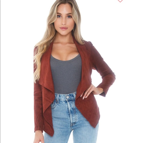 Francesca's Collections Jackets & Blazers - BB Dakota Wade Faux Suede Jacket